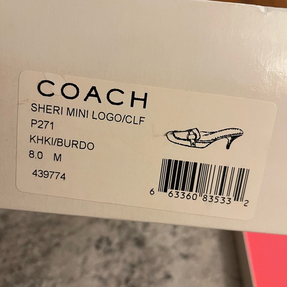 Coach Brown Mules - Picture 3 of 4